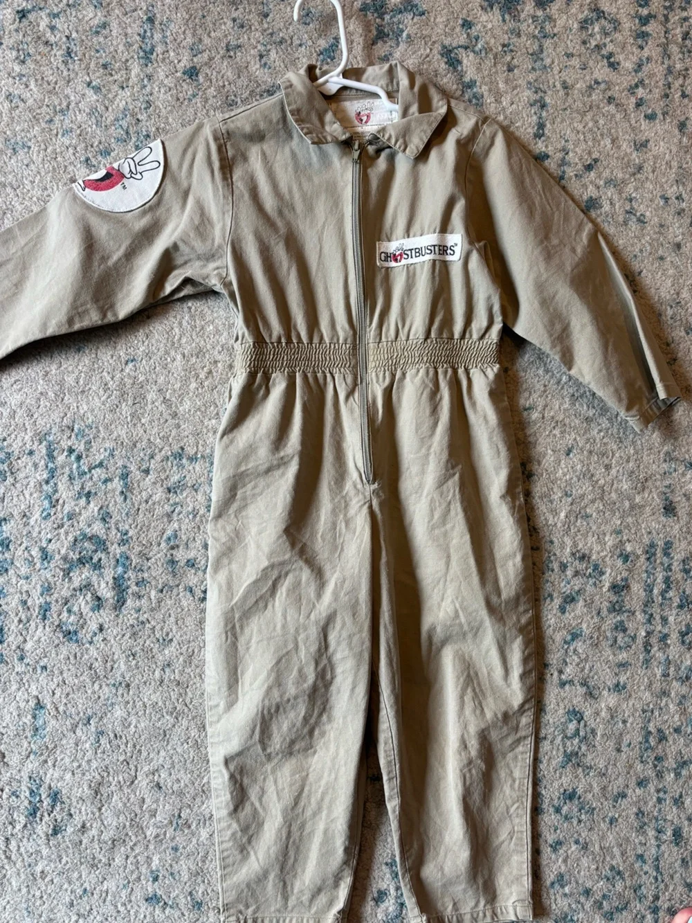 Ghostbusters Logo Beige Cotton Zip costume